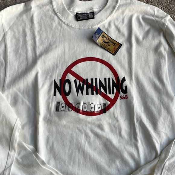 Steve & Barry’s university sportswear long sleeved NO WHINING ALLOWED Tshirt - Picture 8 of 8